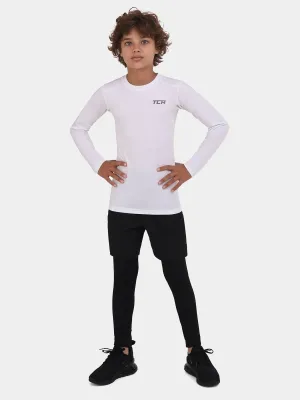 Hyperfusion Compression Base Layer Long Sleeve Crew Neck For Boys