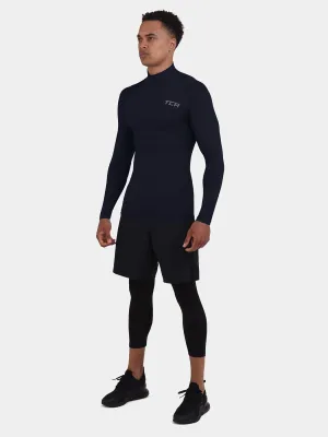 Hyperfusion Compression Base Layer Long Sleeve Mock Neck For Men