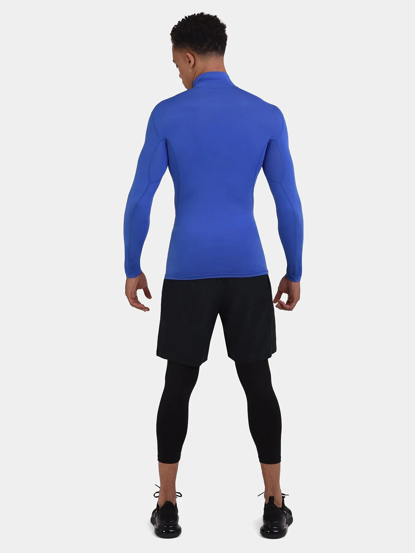 Hyperfusion Compression Base Layer Long Sleeve Mock Neck For Men