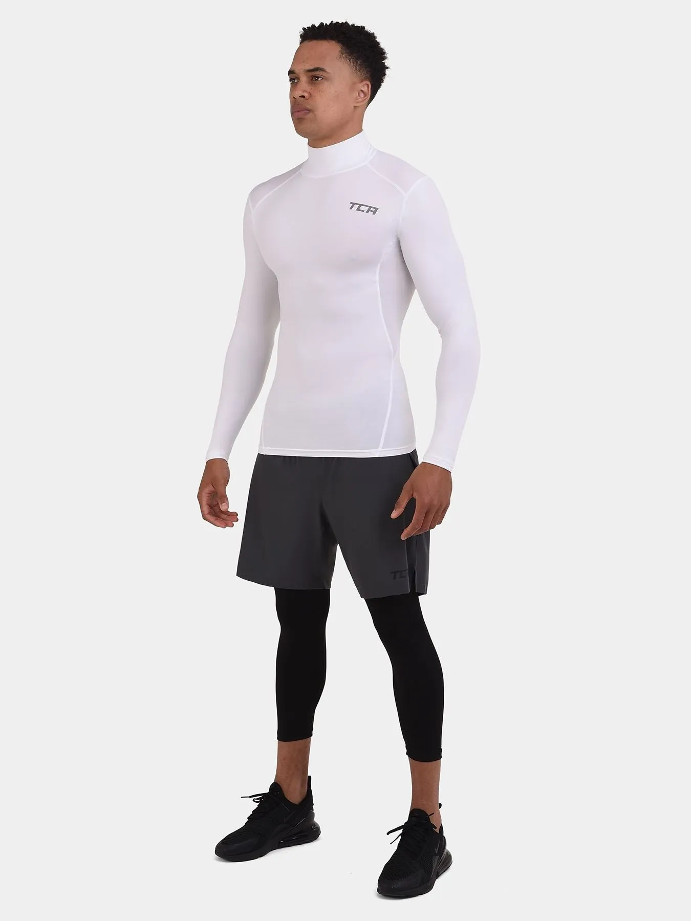 Hyperfusion Compression Base Layer Long Sleeve Mock Neck For Men