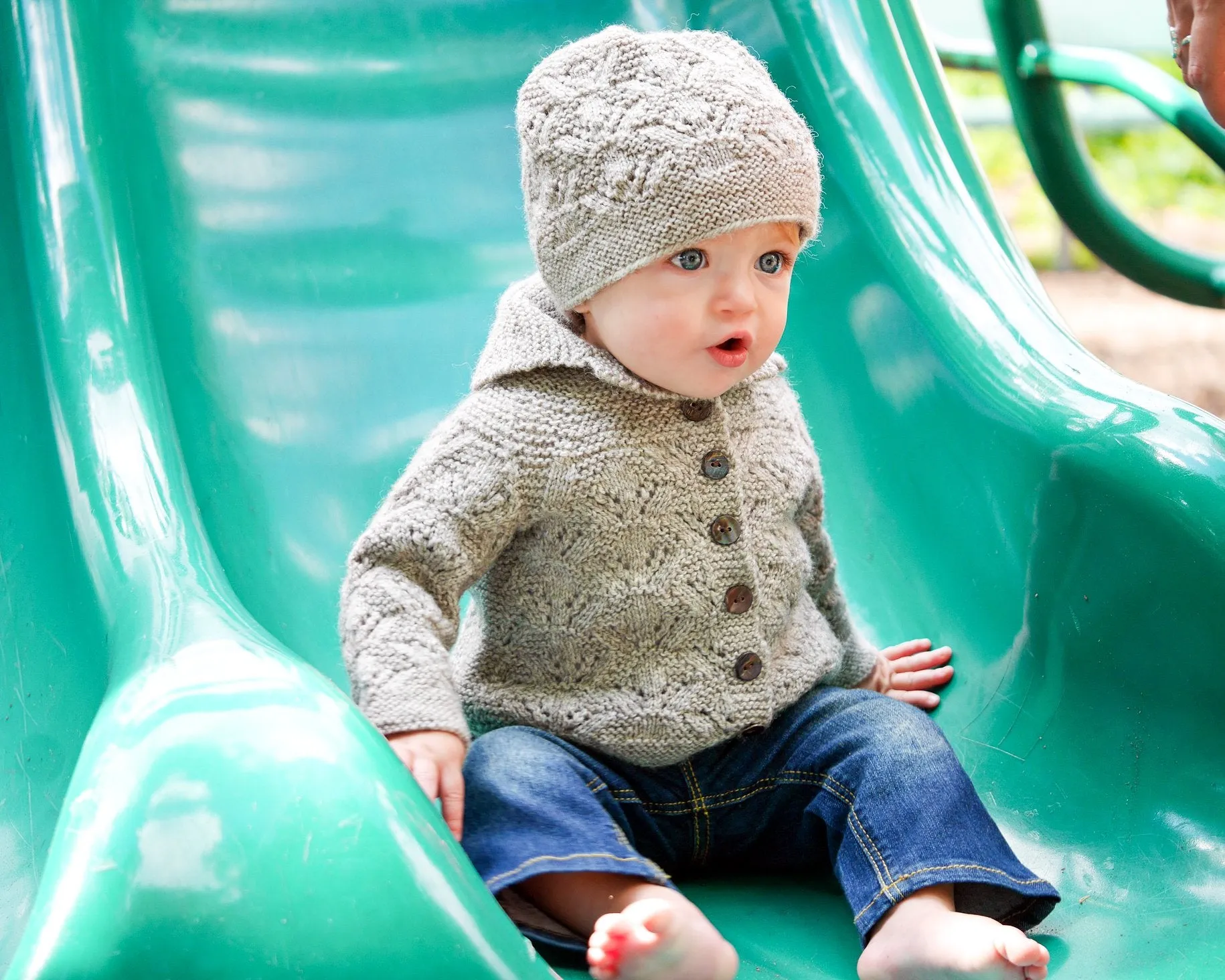 Inky Dinky Jacket and Hat <br/><small>knitting pattern</small>