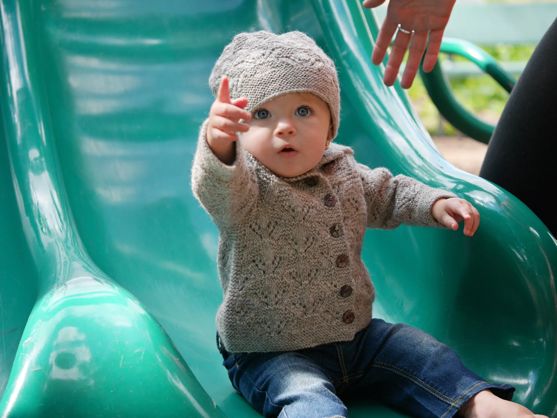 Inky Dinky Jacket and Hat <br/><small>knitting pattern</small>