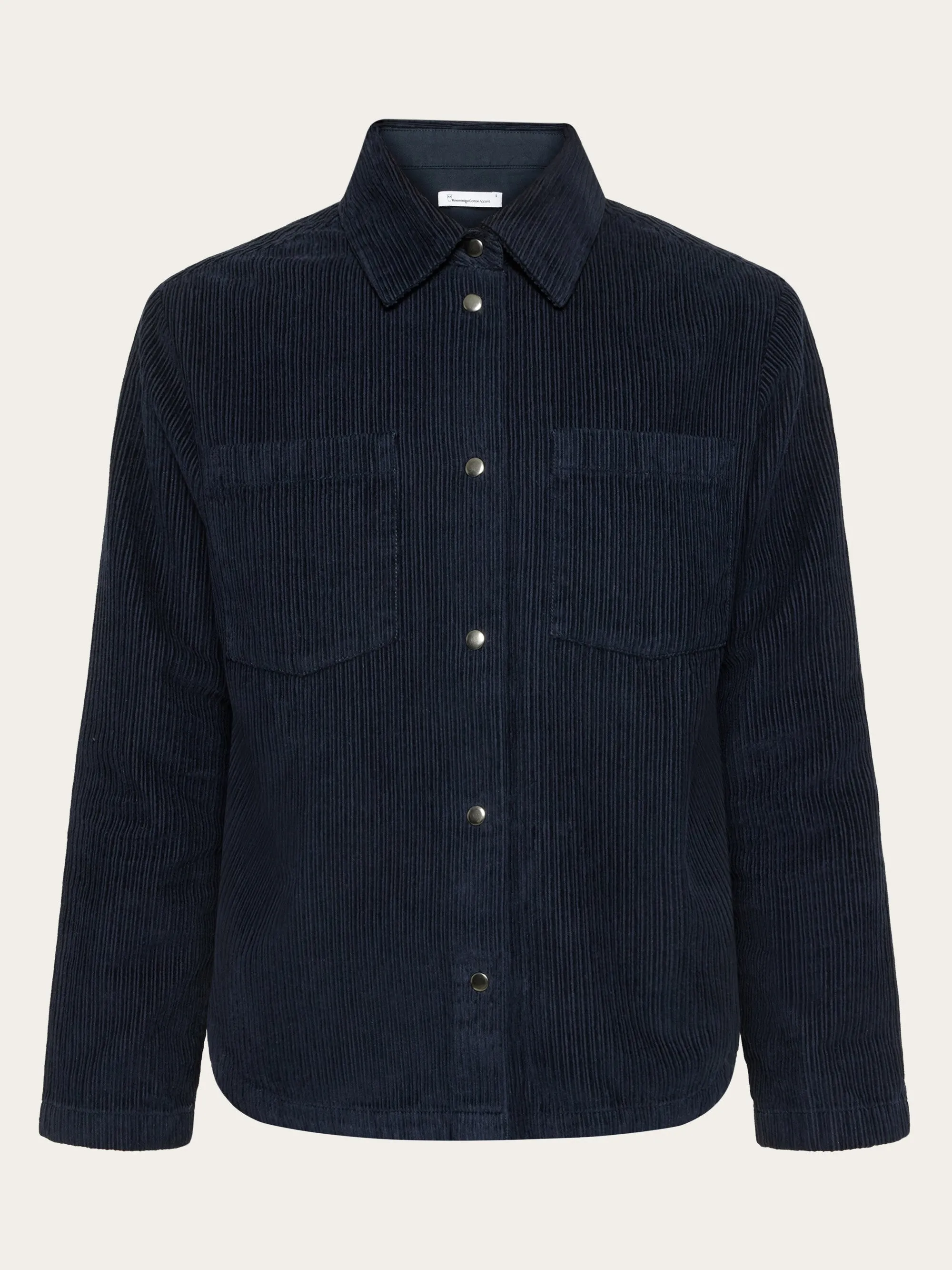 Irregular corduroy overshirt- GOTS/Vegan - Night Sky