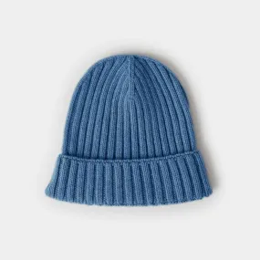 Isfahan Light Blue Cashmere Beanie