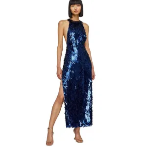 Juliette Sequin High Neck Dress