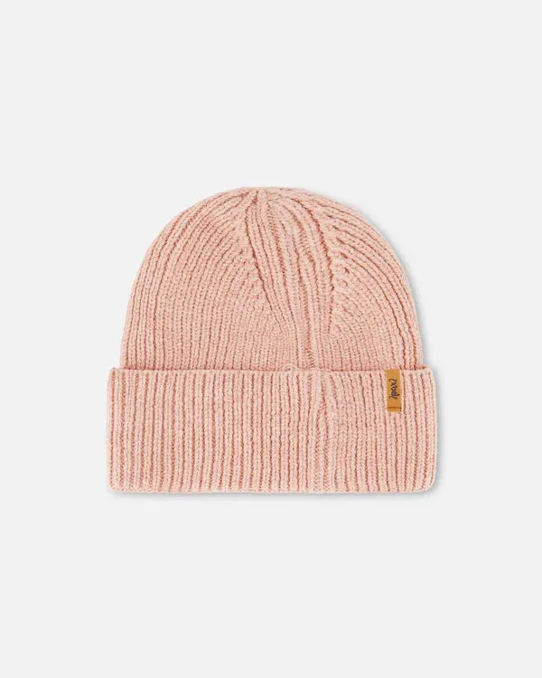 Knit Hat - Dusty Pink