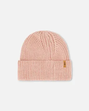 Knit Hat - Dusty Pink