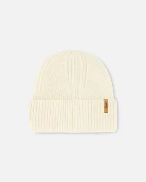 Knit Hat - Whisper White