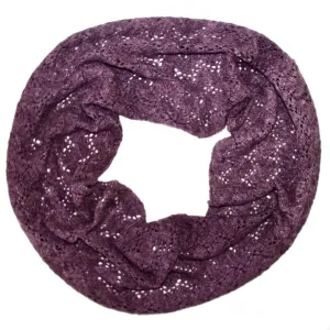 Lacy Infinity Scarf/ Bordeaux