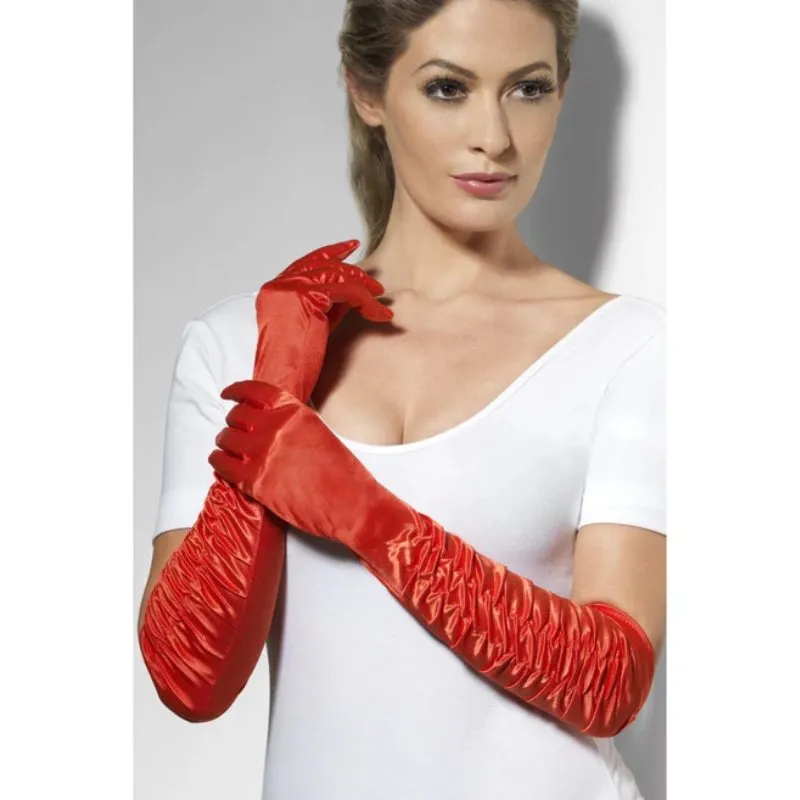 Ladies Red Gloves