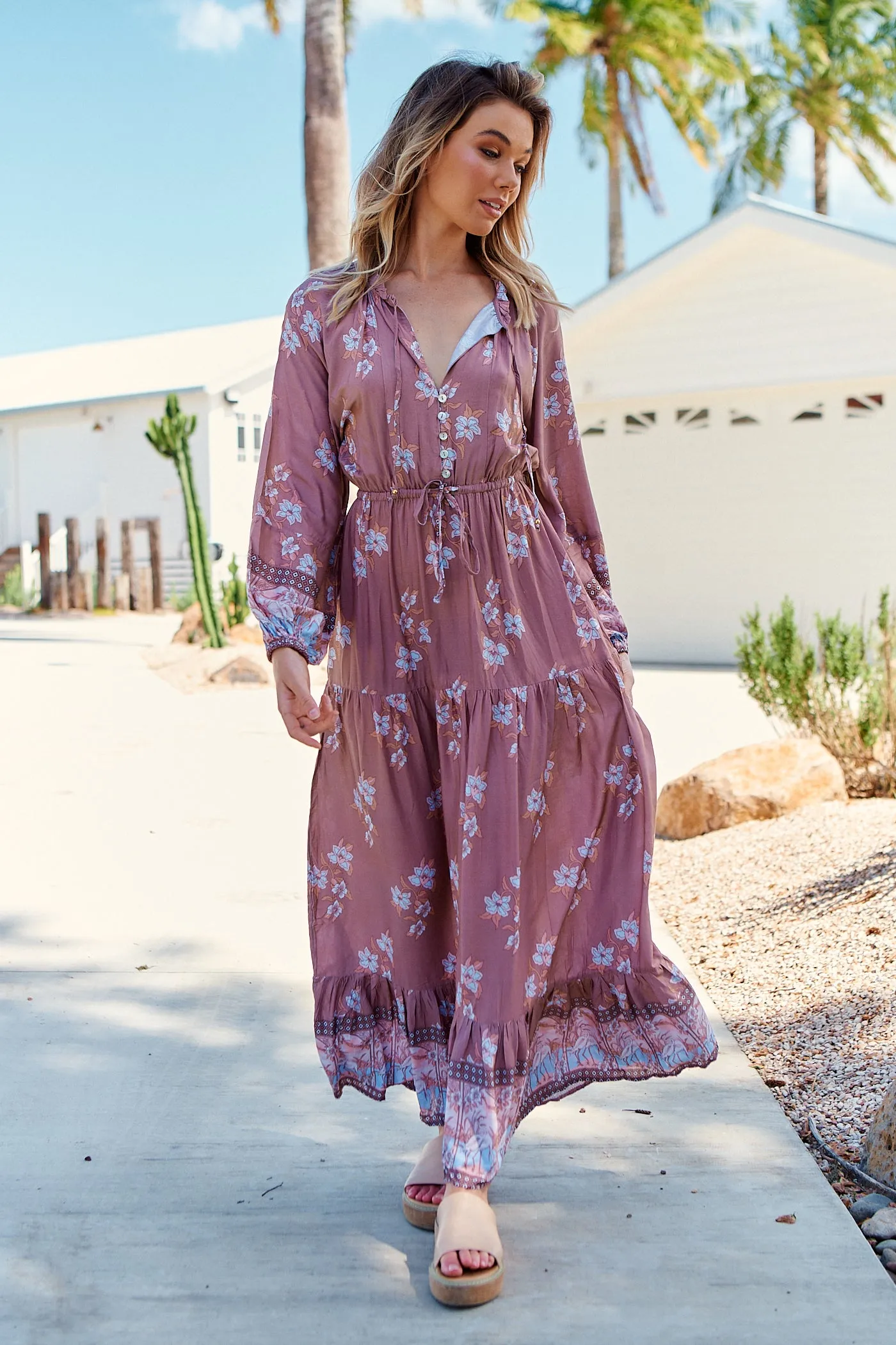 Lani Maxi Dress - Chocolate