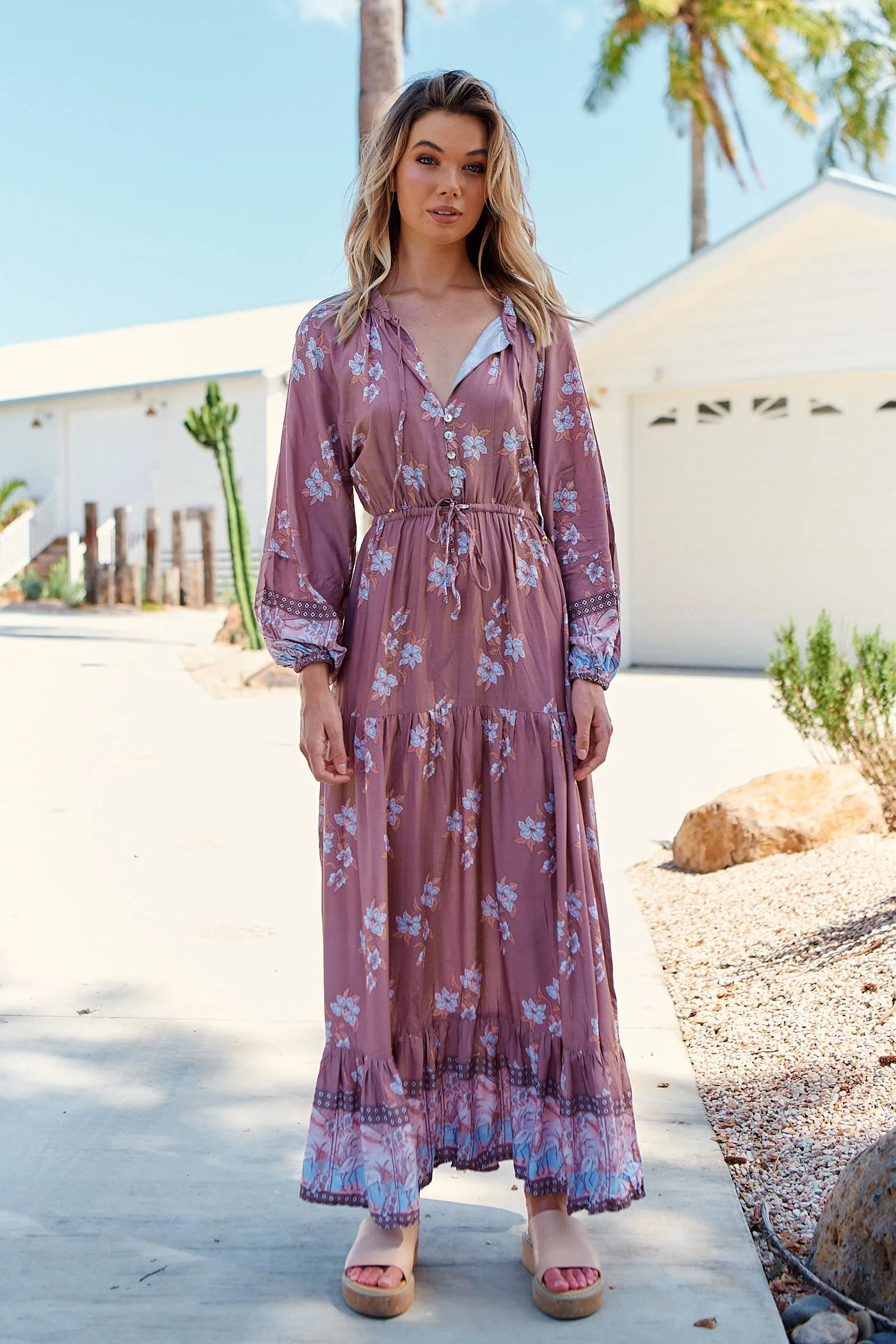 Lani Maxi Dress - Chocolate