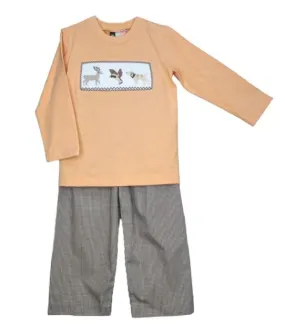 Life Smocked Pants Set