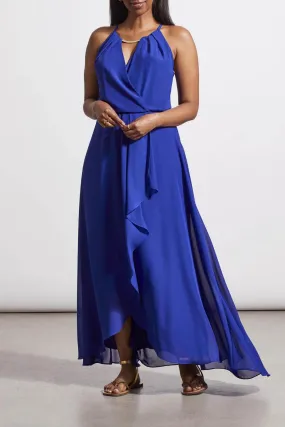 Lined Maxi Dress in Saphire