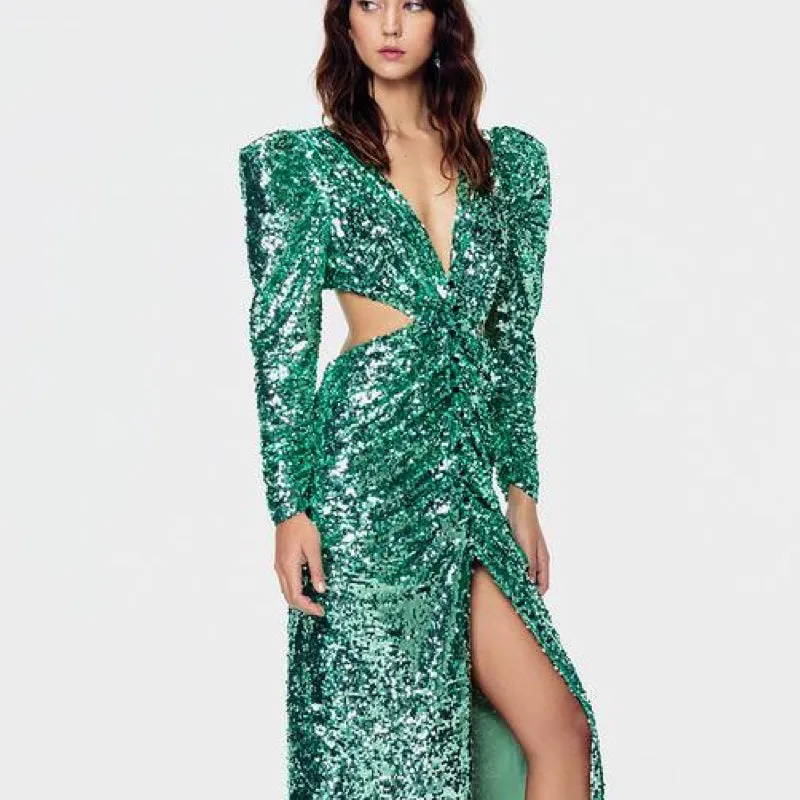 Marais Sequin Maxi Dress