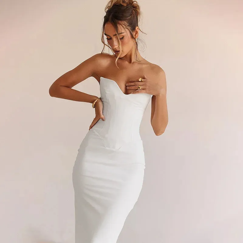 Maxi Sexy Women Summer Mermaid Off Maxi Long Elegant Shoulder Dress Dress