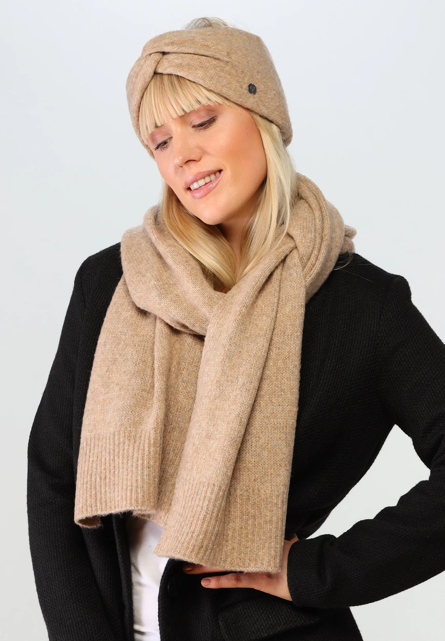 Melange Knit Scarf