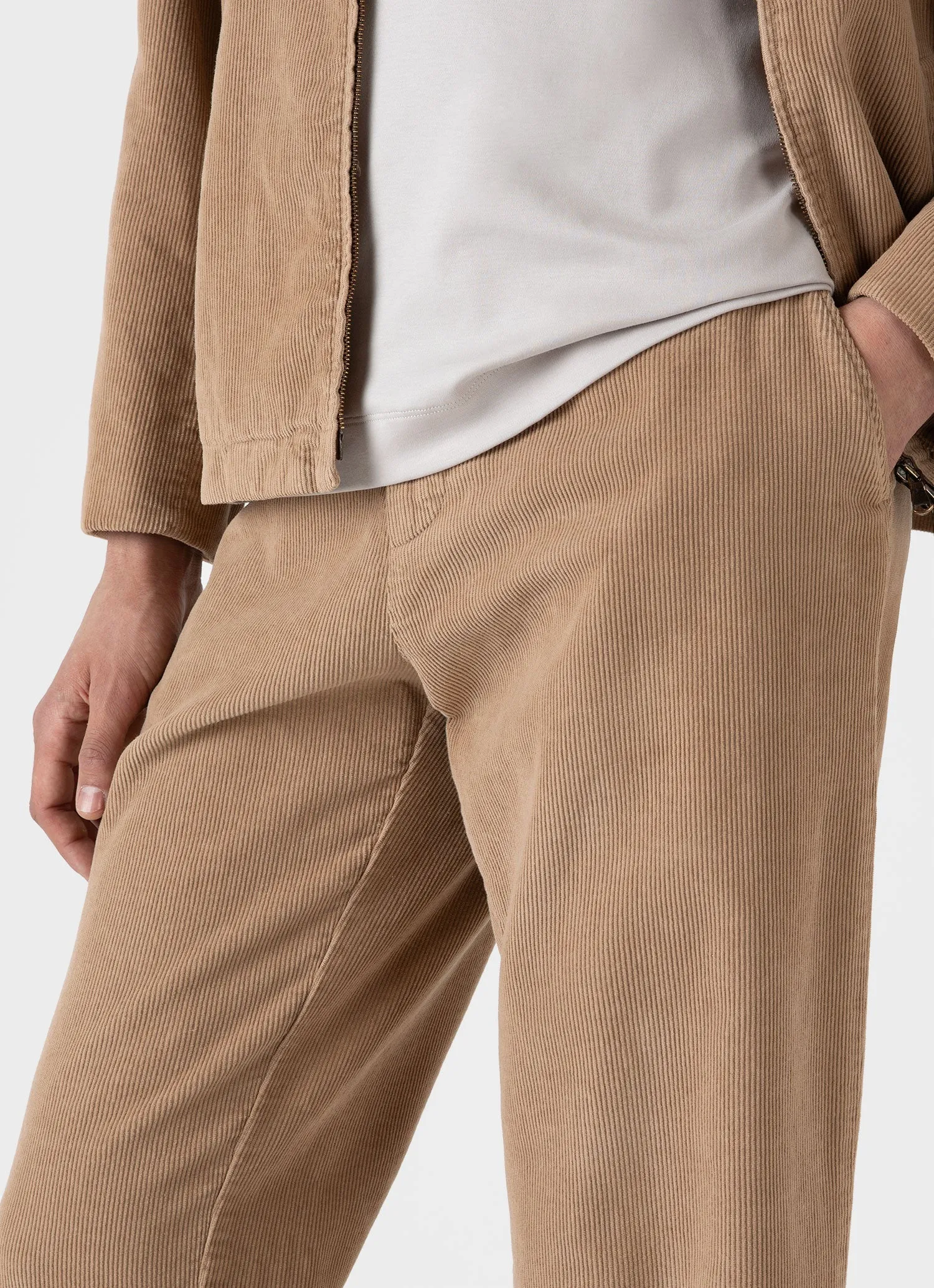 Men's Cord Chore Trouser in Sandstone