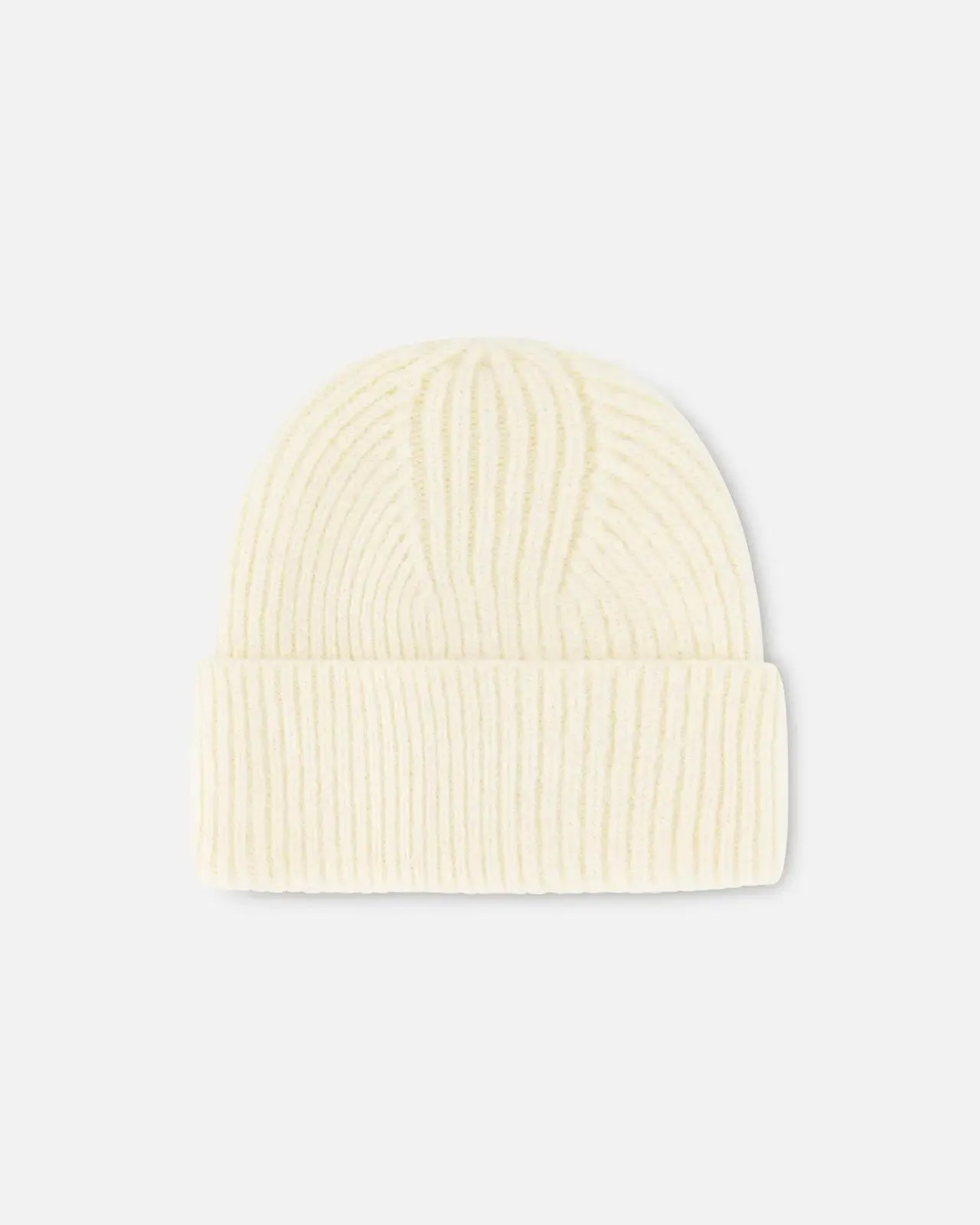 Mid-Season Knit Hat Off White