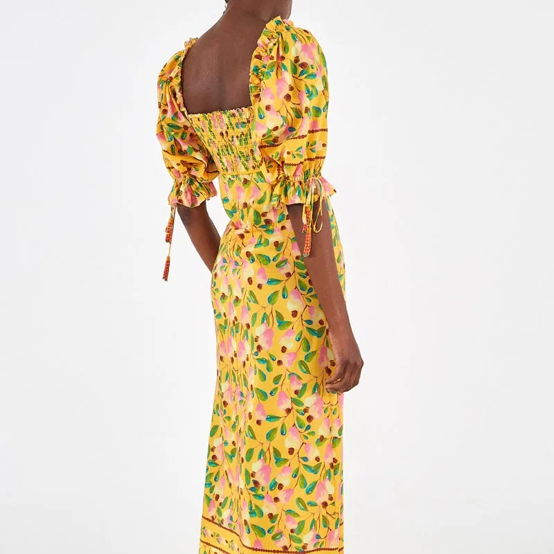 Mini Cashew Maxi Dress