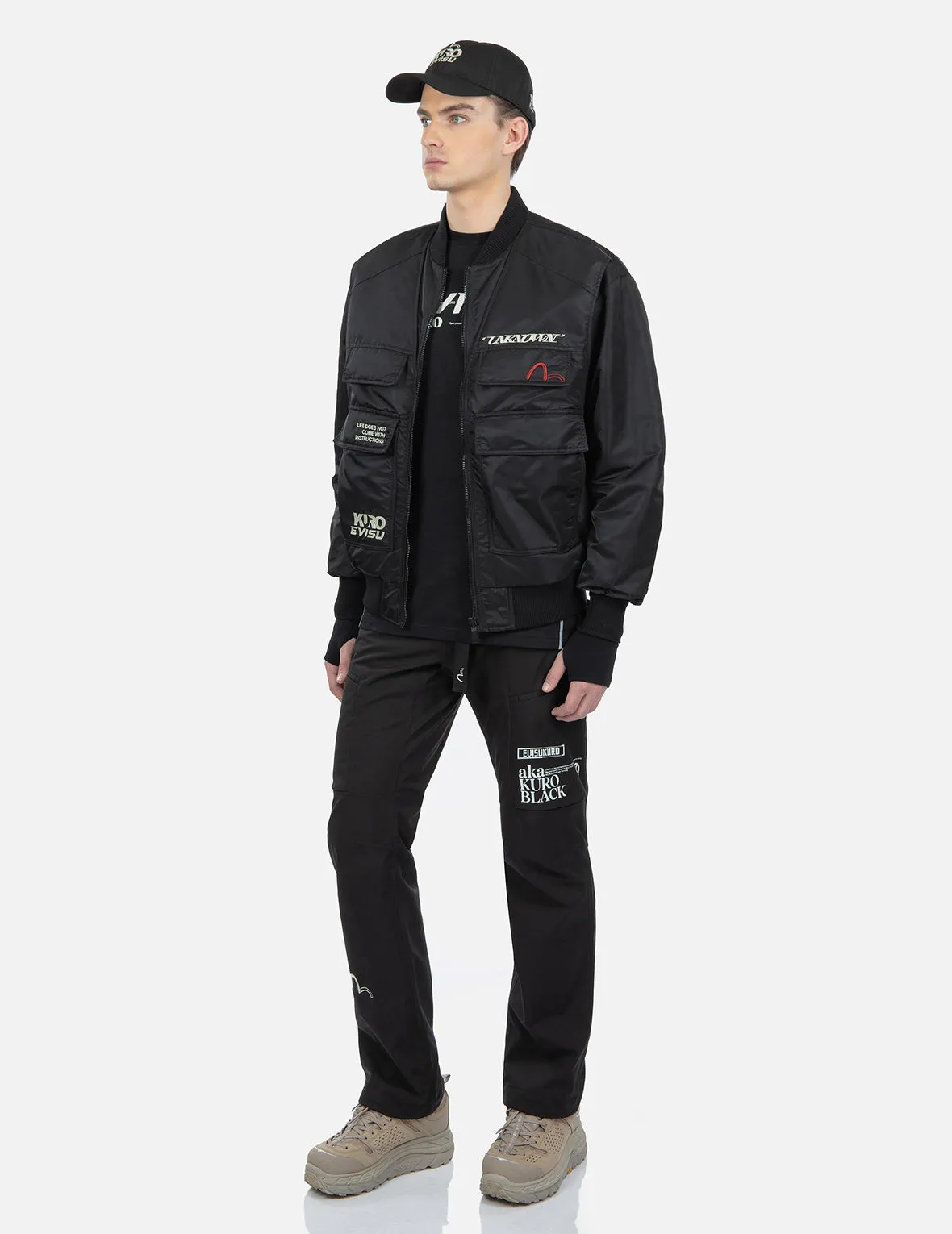 Mock 2-in-1 Bomber Jacket