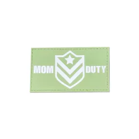 Mom Duty PVC Velcro Patch