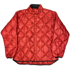 Montbell Diamond Stitch Puffer Jacket In Red ( XL )