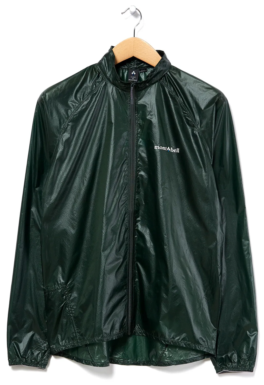 Montbell Men's EX Light Wind Jacket - Dark Green