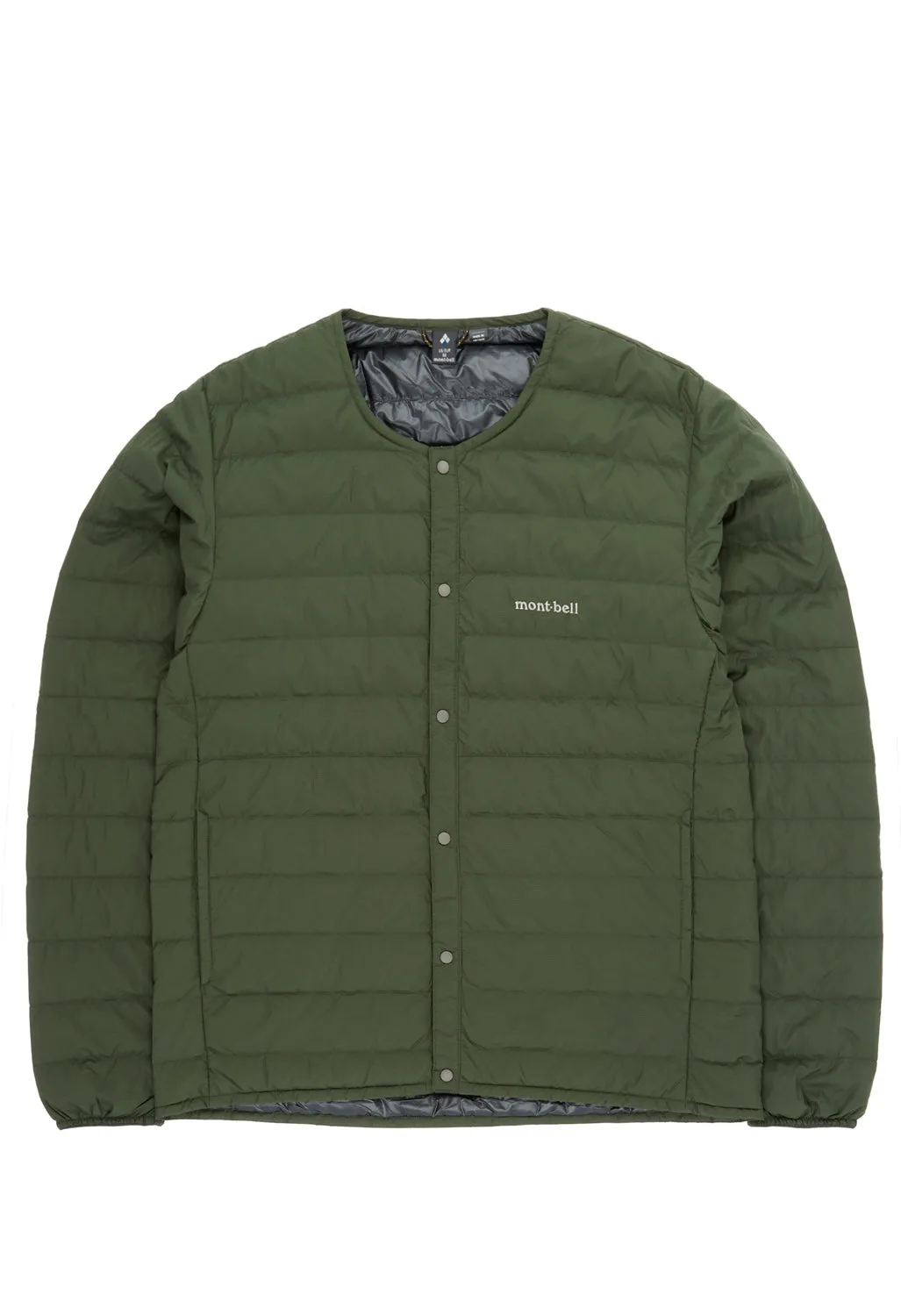 Montbell Men's Superior Down Round Neck Jacket - Dark Green