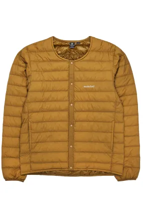 Montbell Men's Superior Down Round Neck Jacket - Tan