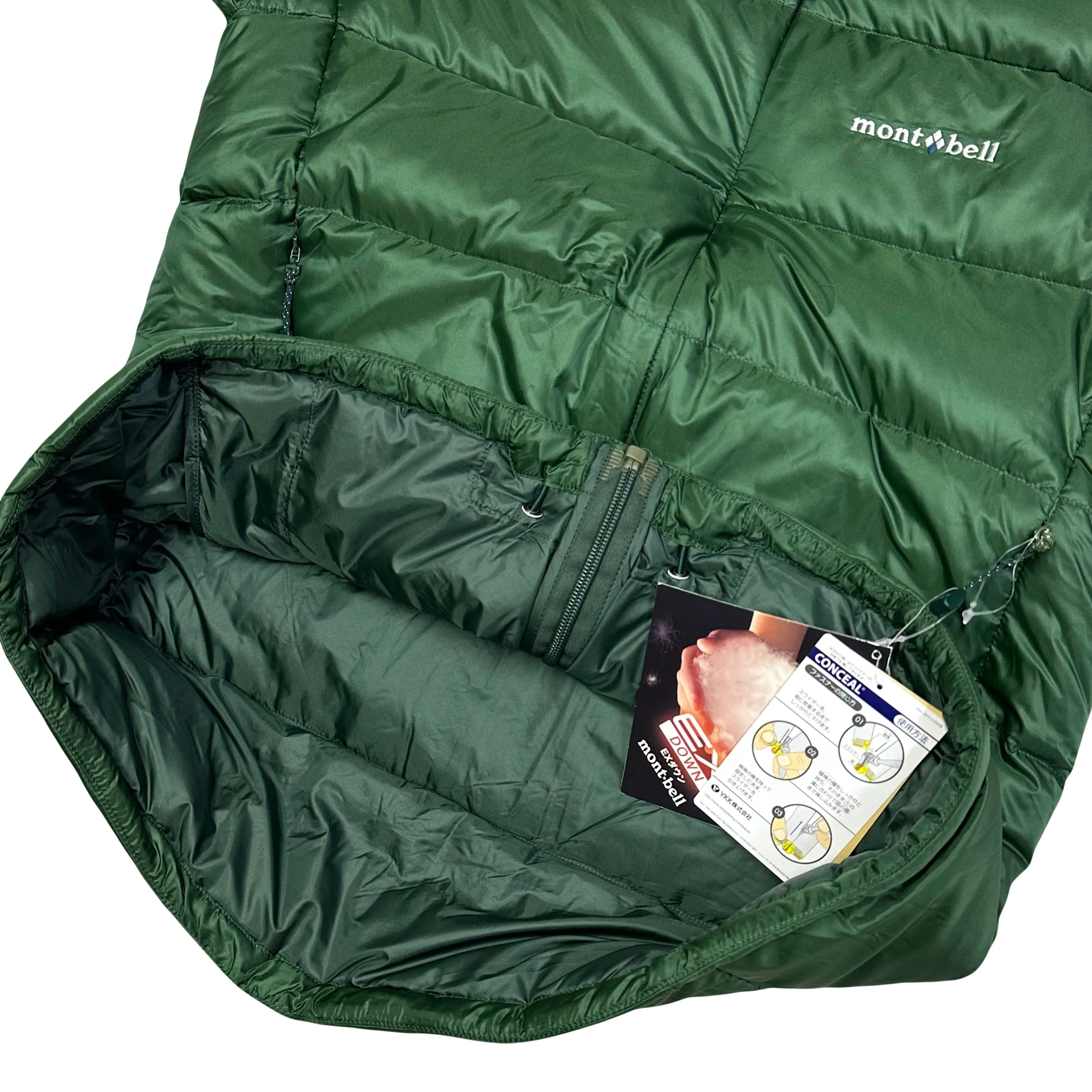 Montbell Puffer Jacket In Green ( XL )