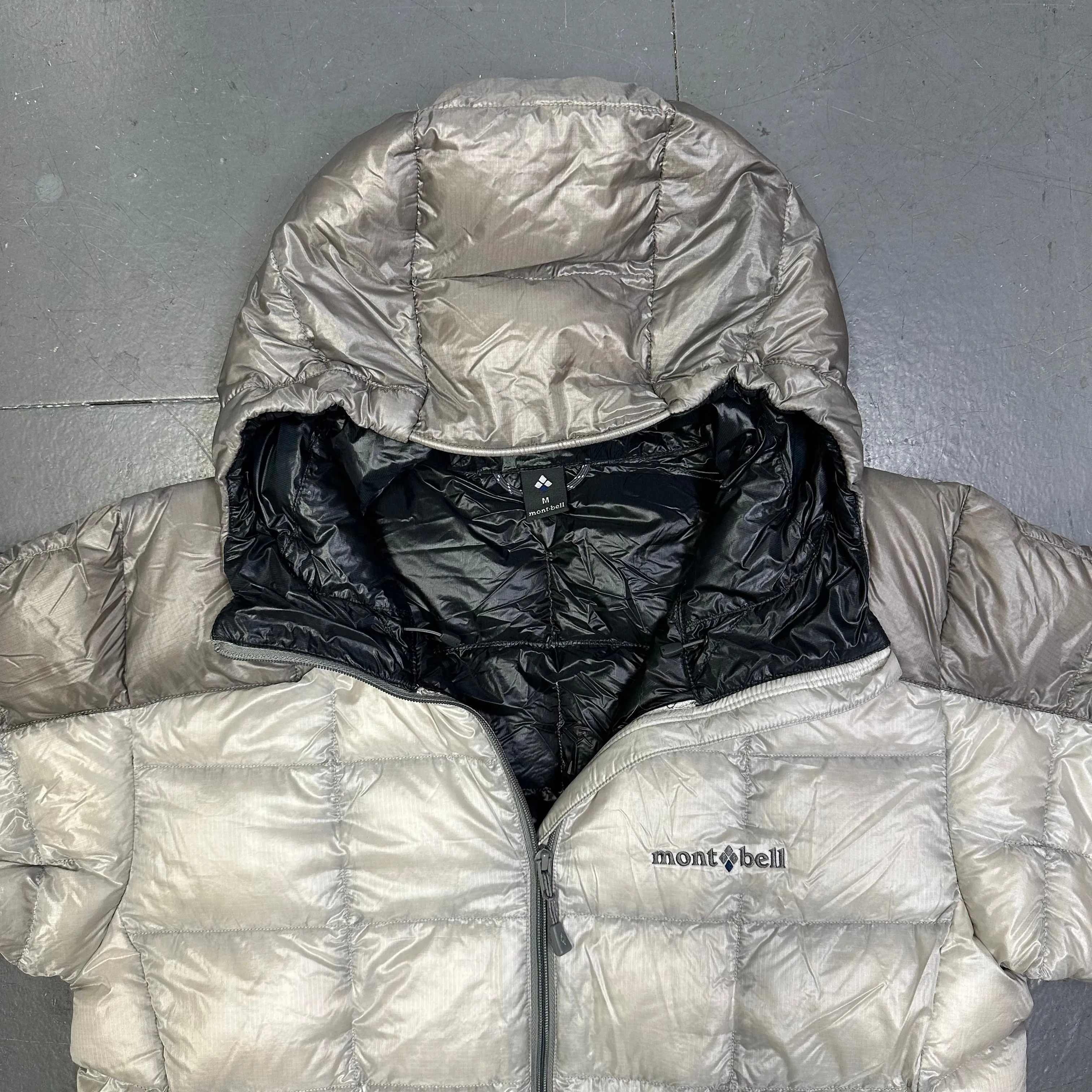 Montbell Puffer Jacket In Grey ( M )