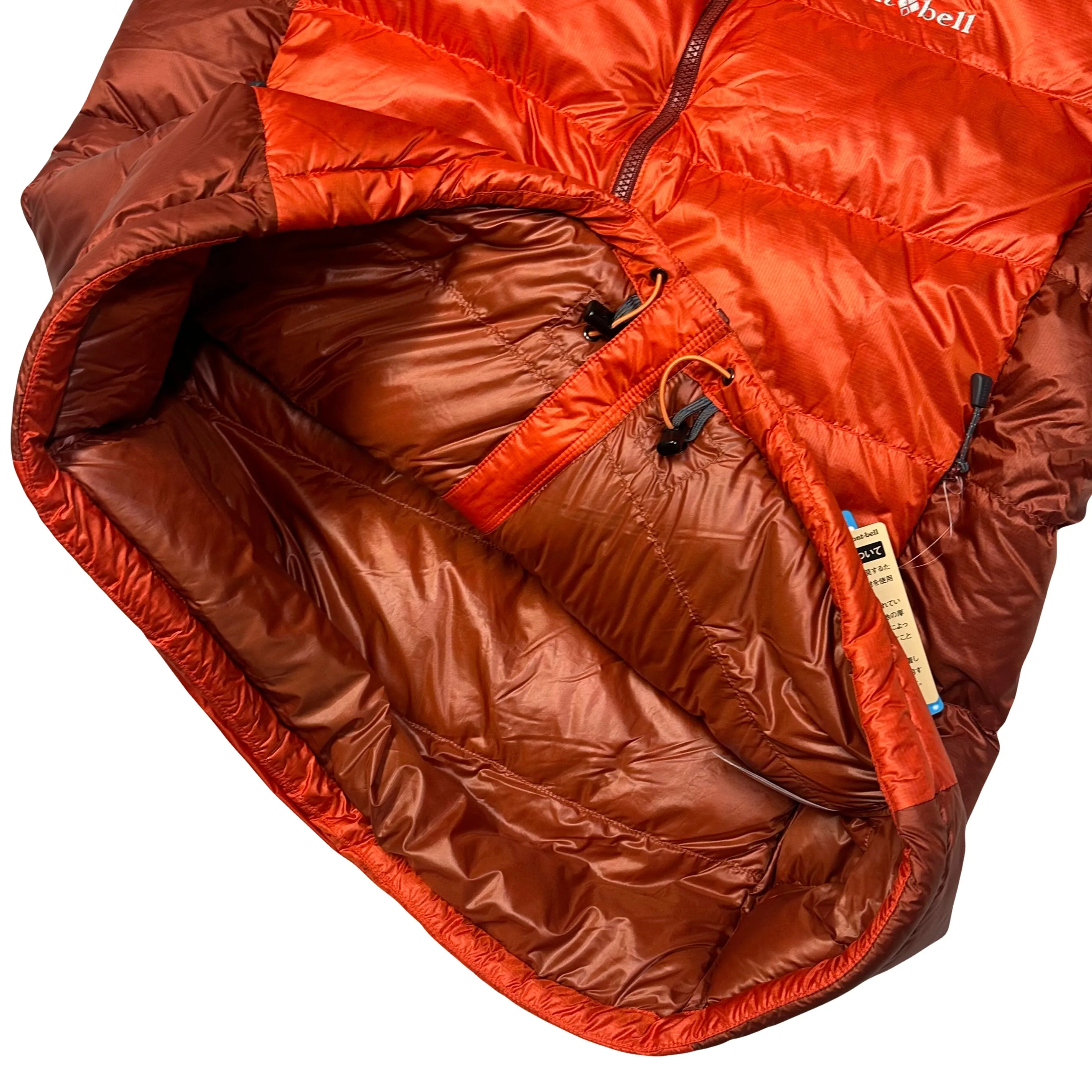 Montbell Puffer Jacket In Orange & Red ( M )