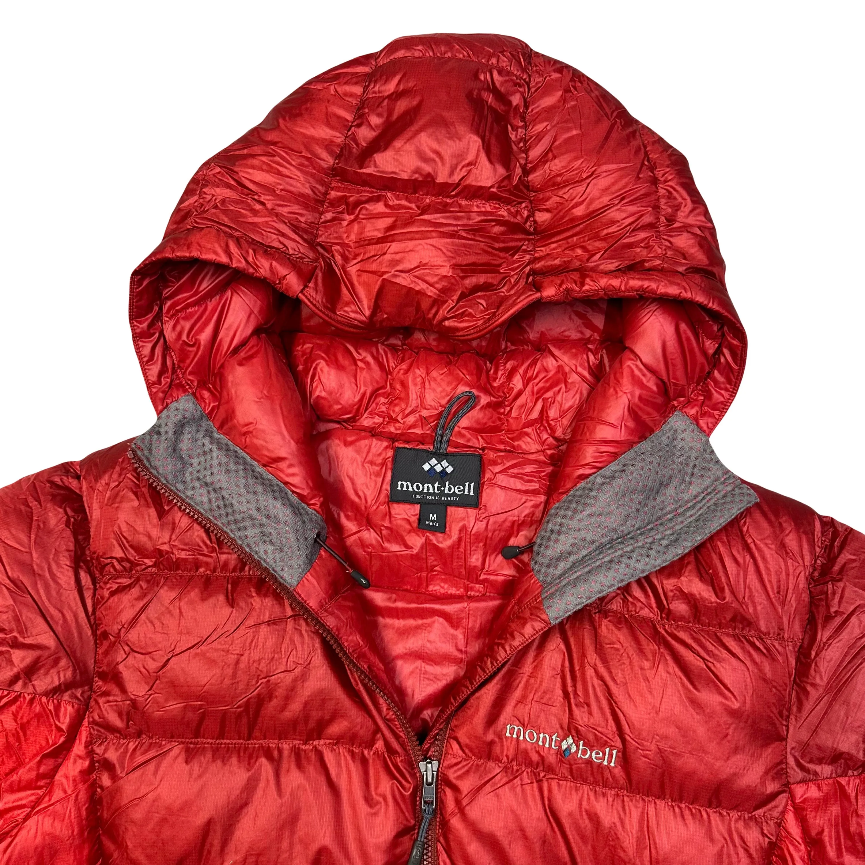 Montbell Puffer Jacket In Red ( M )