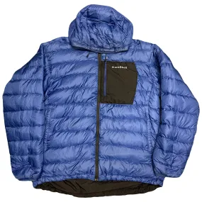 Montbell Reversible Puffer Jacket In Blue & Black ( XL )