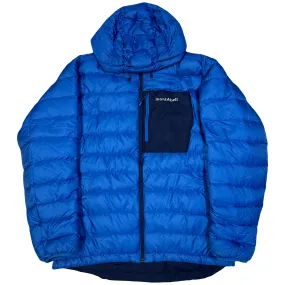 Montbell Reversible Puffer Jacket In Blue & Navy ( L )