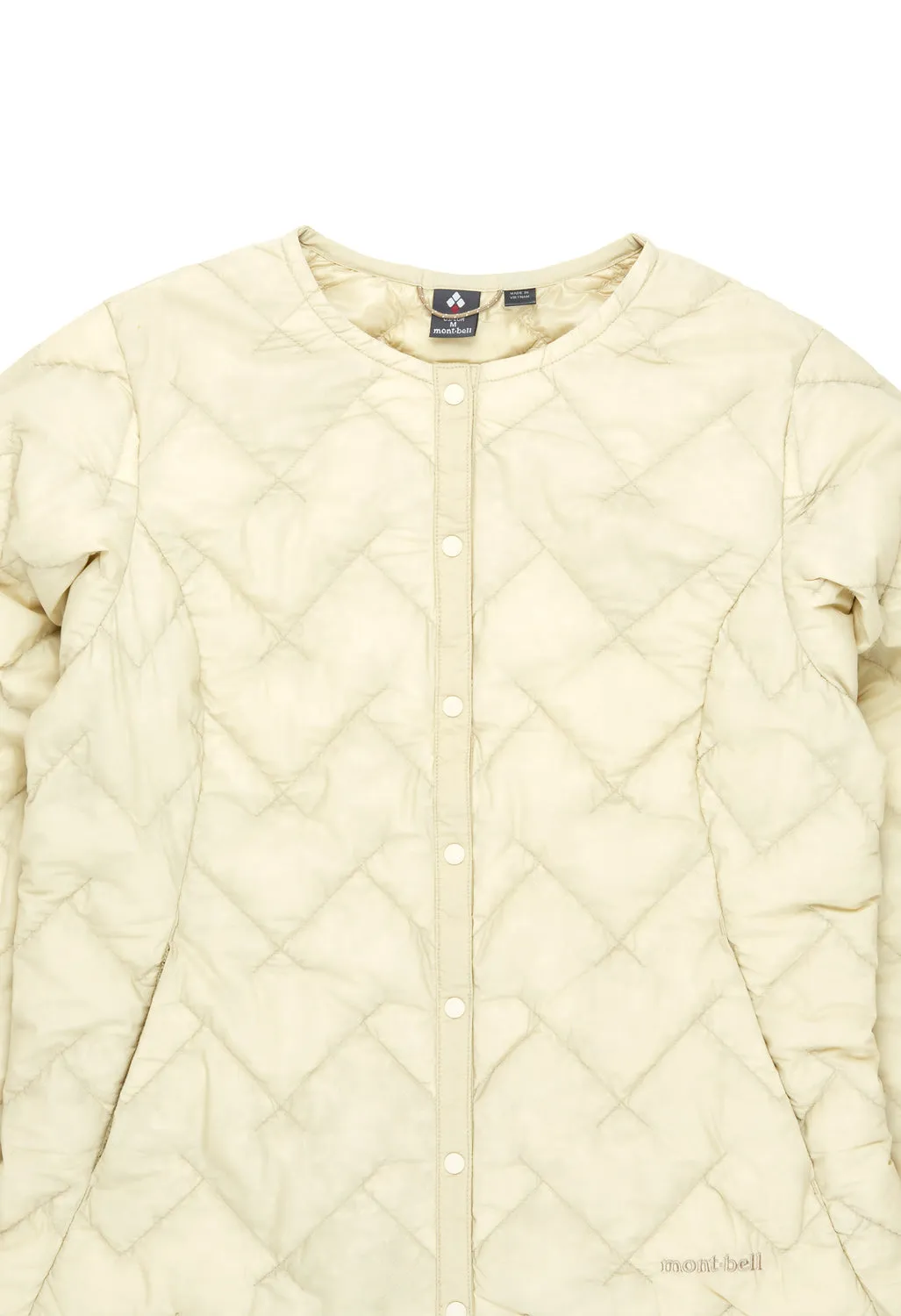 Montbell Women's Superior Down Round Neck Jacket - Ivory