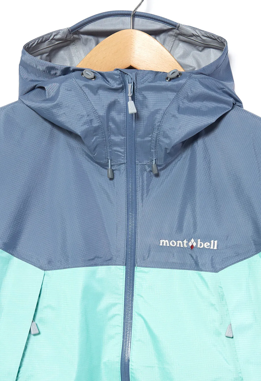 Montbell Women's Thunder Pass Jacket - Storm Grey / Ocean Wave