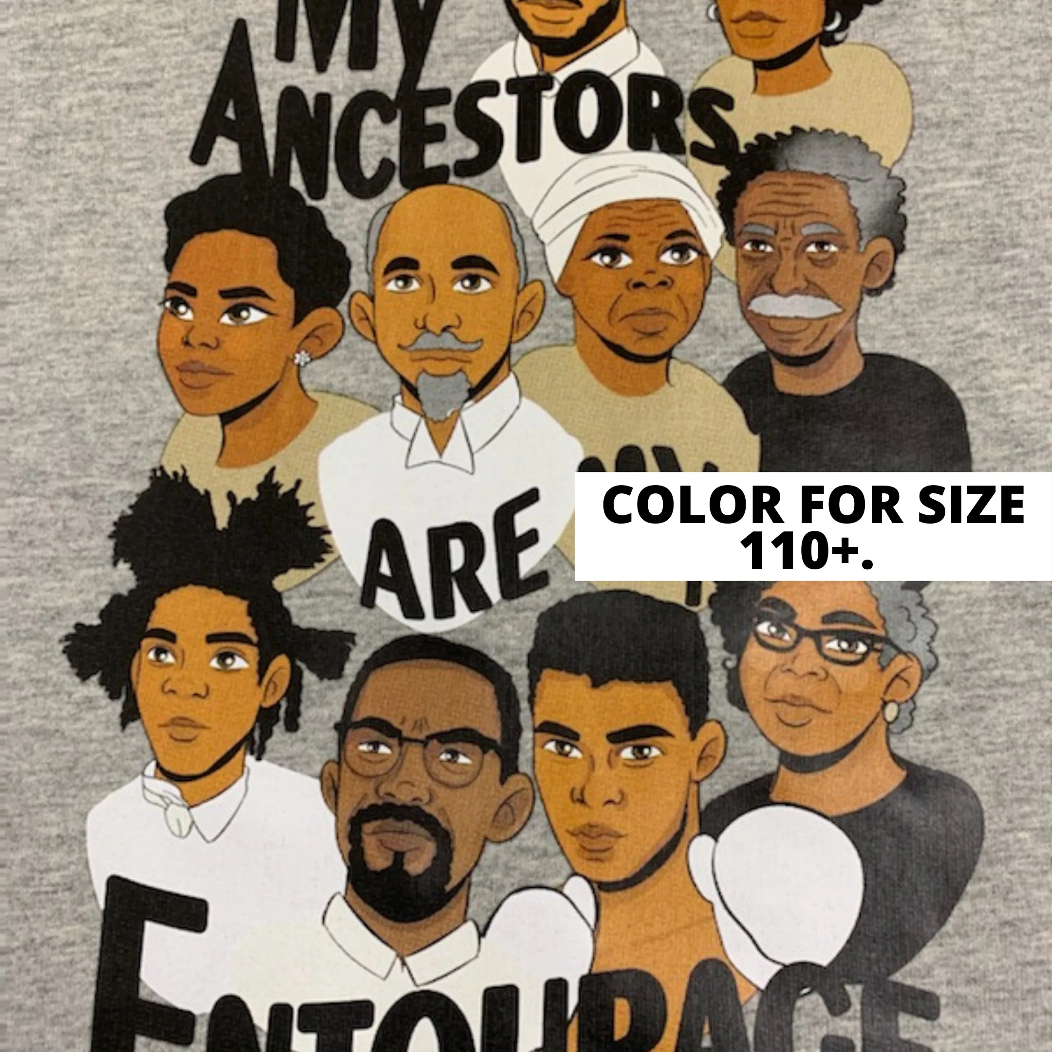 My Ancestors Are My Entourage Gray Jogger Set