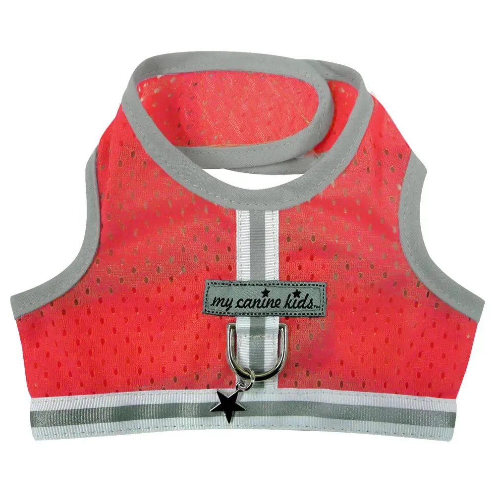 My Canine Kids Athletic Reflective Mesh Vest Harness Teacup to 15 LBS