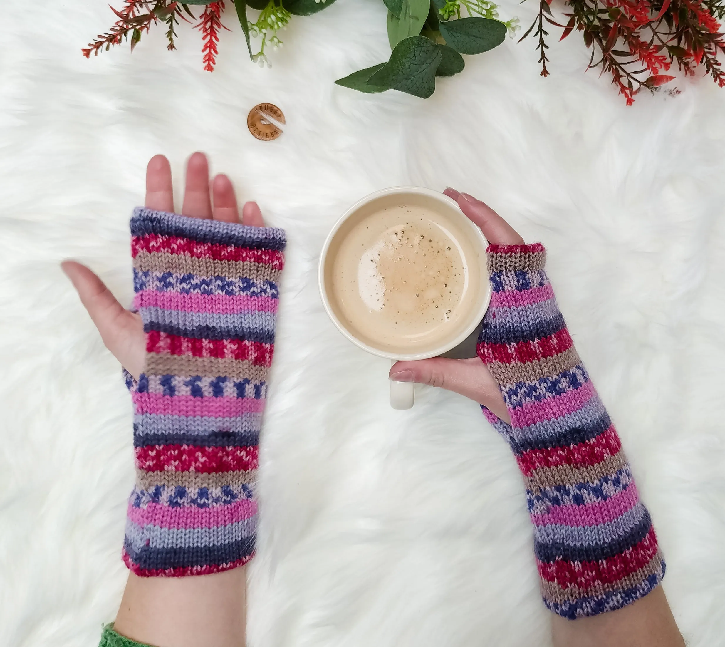 [NEW] Adults Wrist Warmers - Multiple Colours. One Size (Blended Wool)