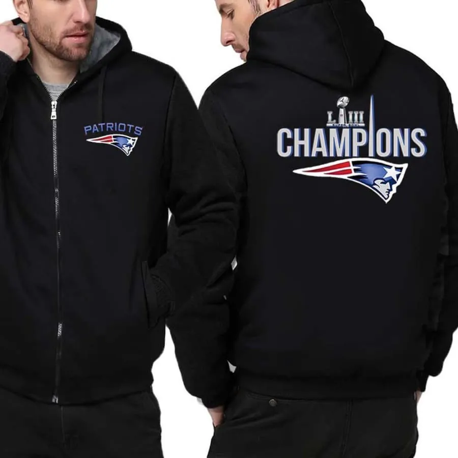 New England Patriots Fan Jacket| Super Bowl LIII Fan Varsity Jackets (4 Colors)