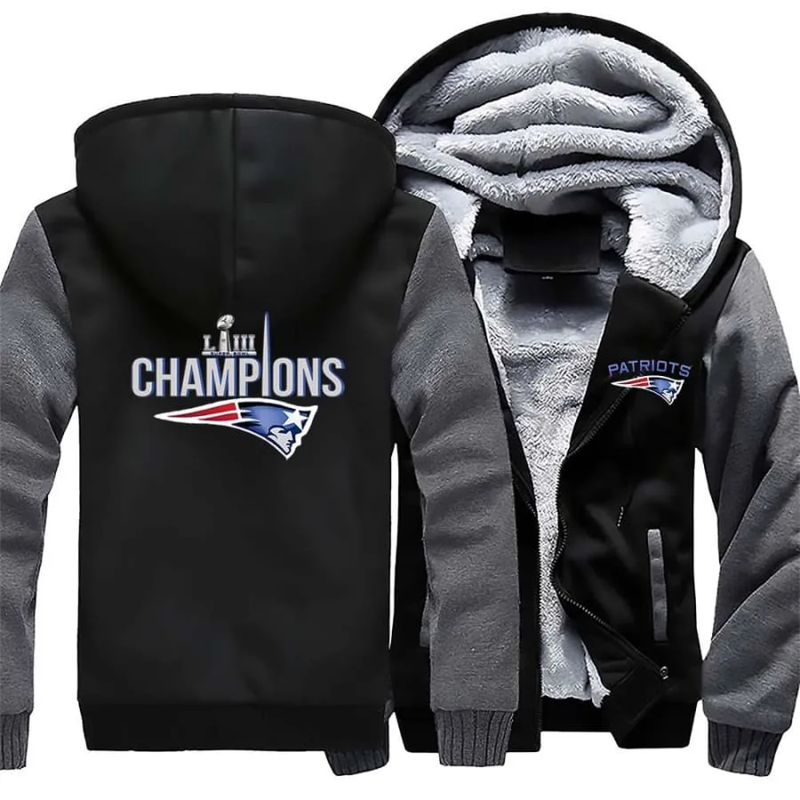 New England Patriots Fan Jacket| Super Bowl LIII Fan Varsity Jackets (4 Colors)