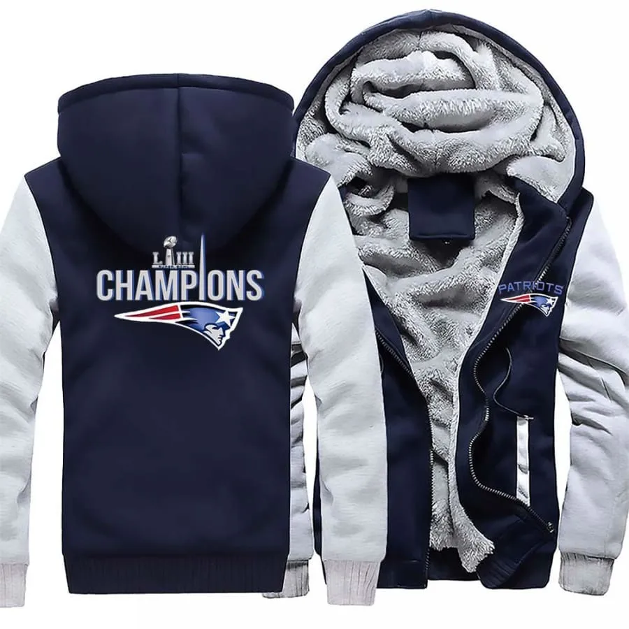 New England Patriots Fan Jacket| Super Bowl LIII Fan Varsity Jackets (4 Colors)