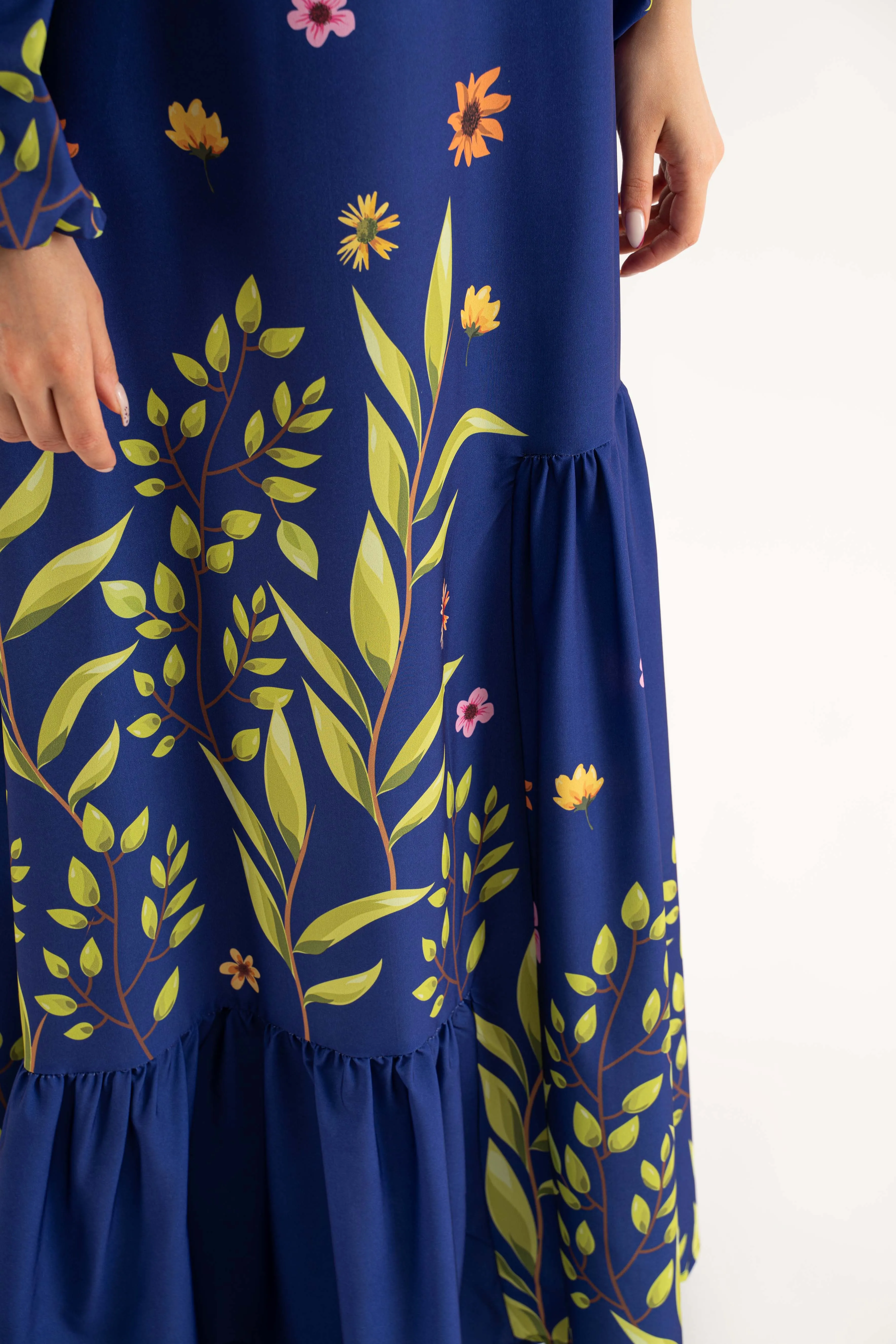 Noora Maxi Dress - Deep Blue