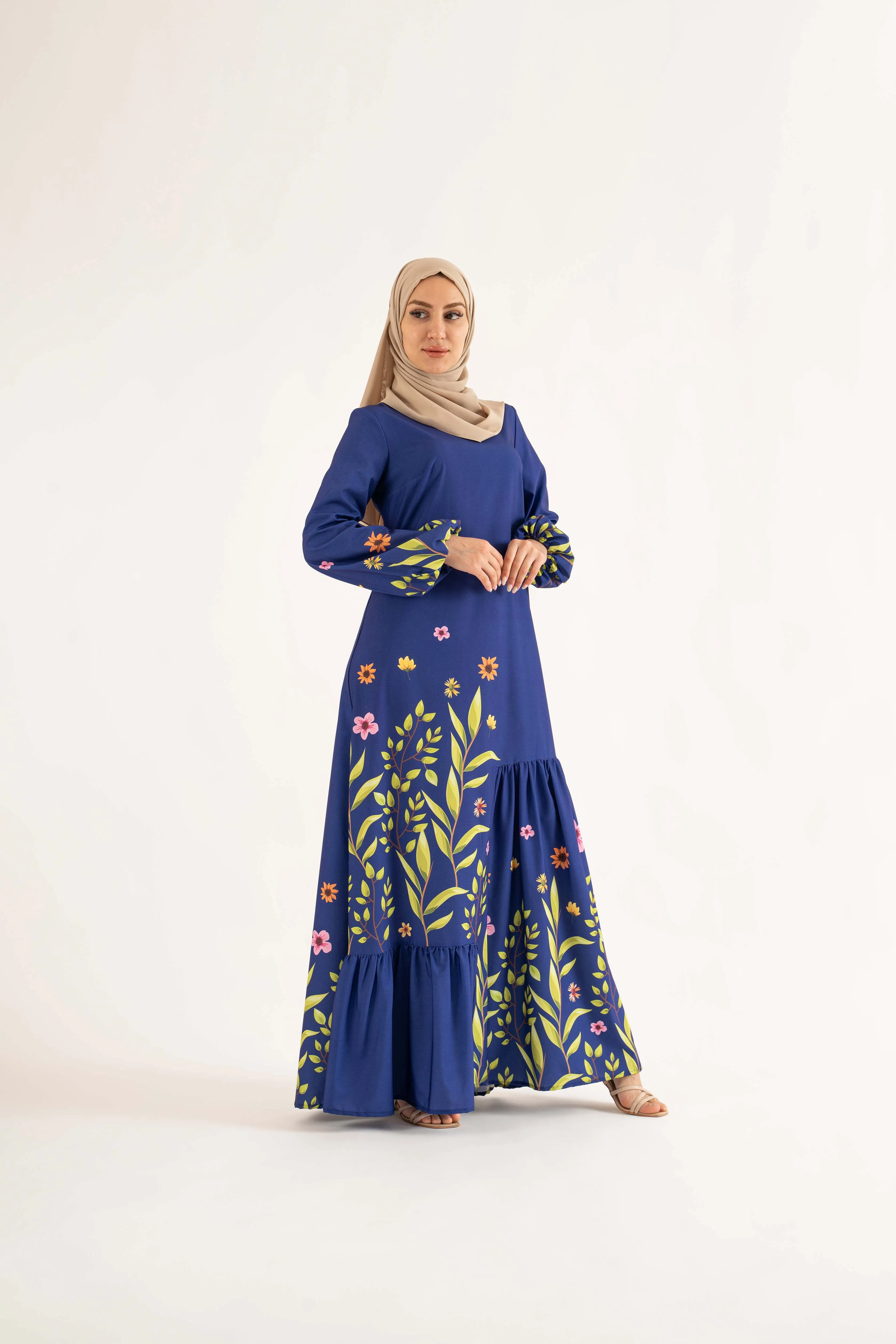 Noora Maxi Dress - Deep Blue