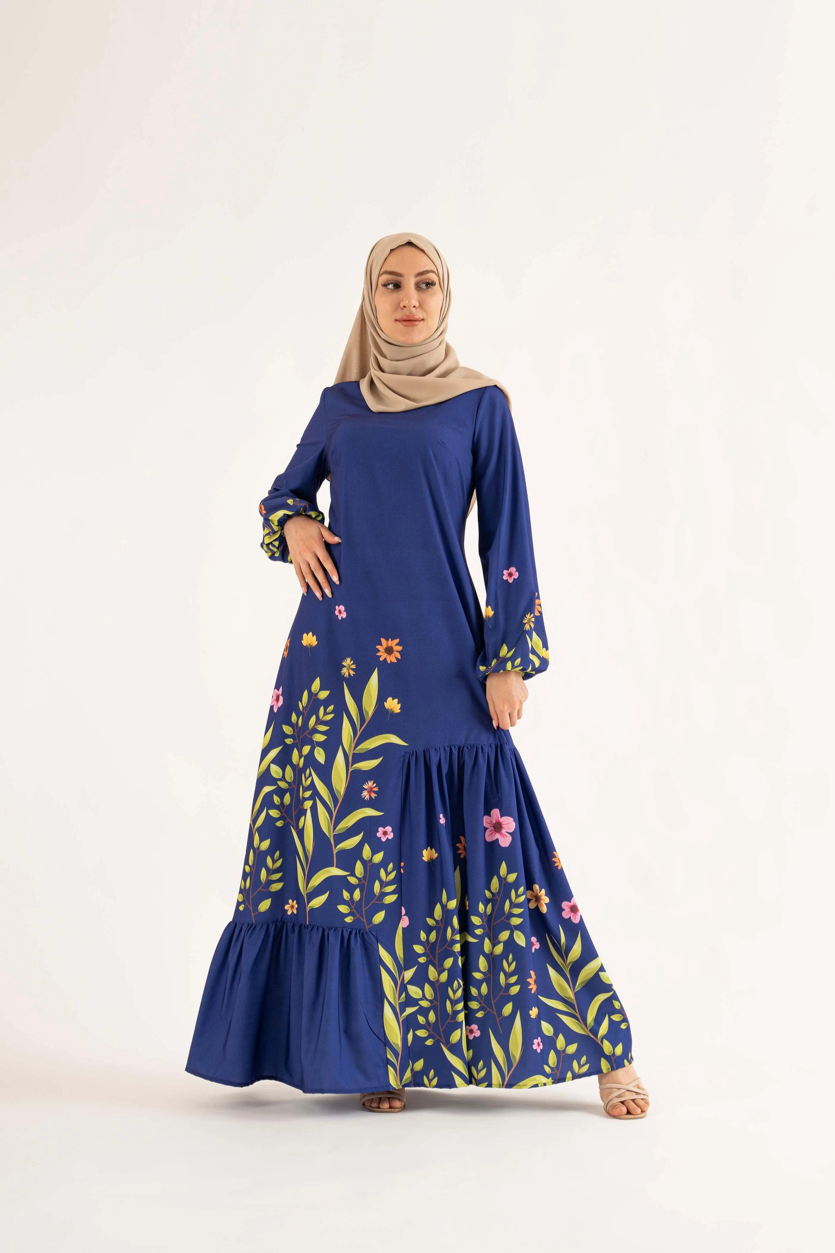 Noora Maxi Dress - Deep Blue