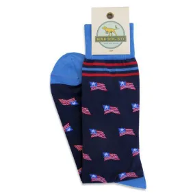 Old Glory Socks - Navy