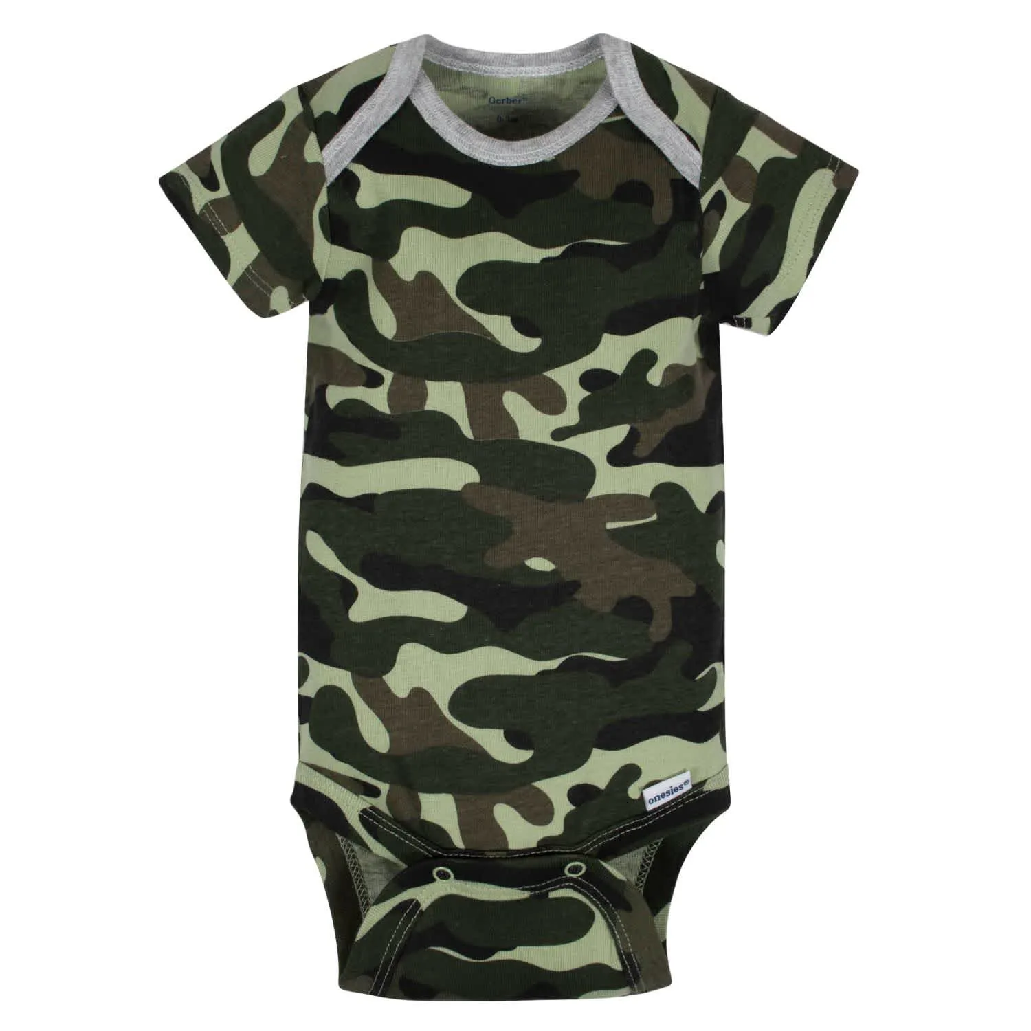 Organic 3-Pack Baby Boys Wild Short Sleeve Onesies® Bodysuits