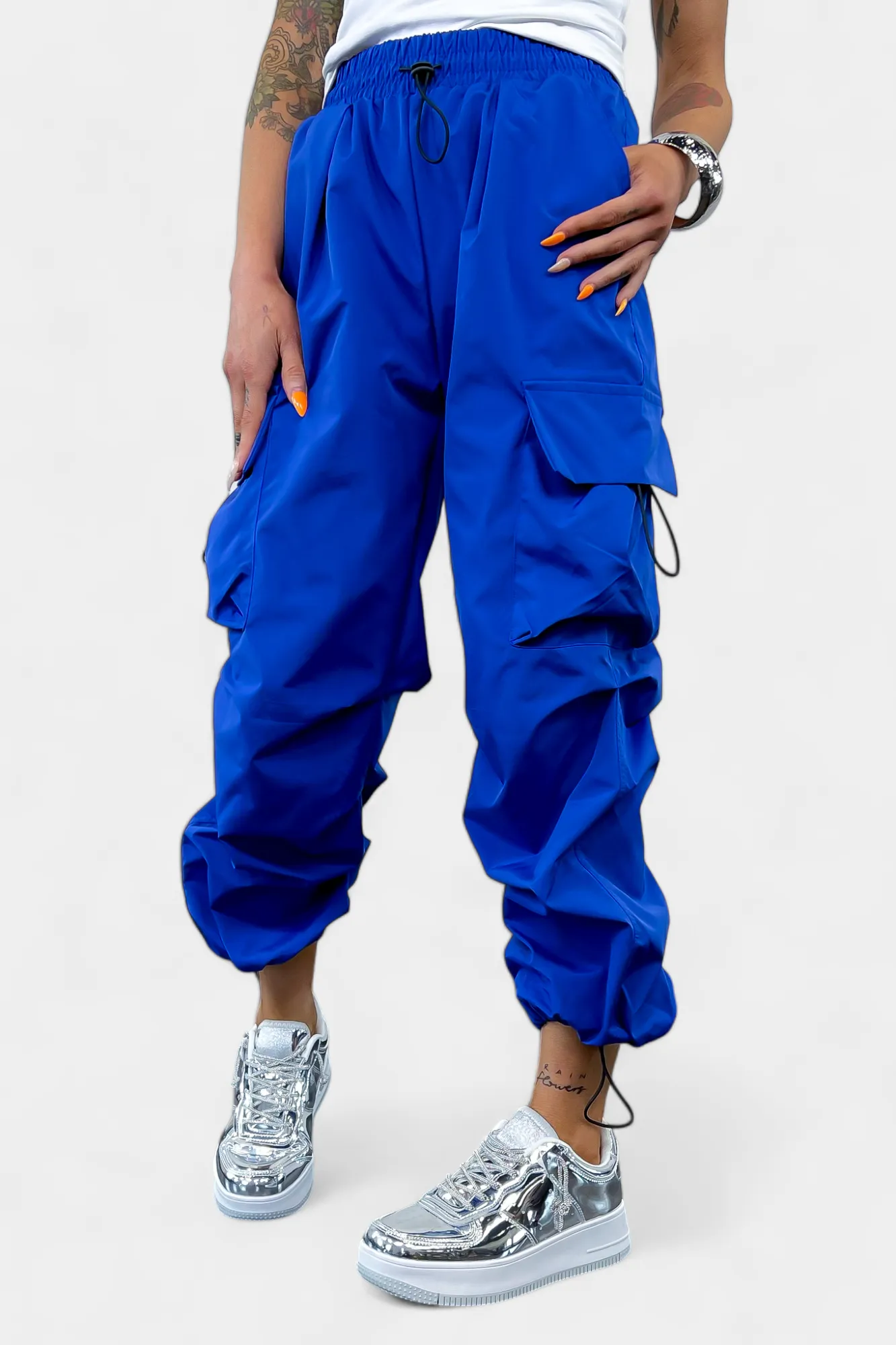 Parachute Cargo Jogger Pants